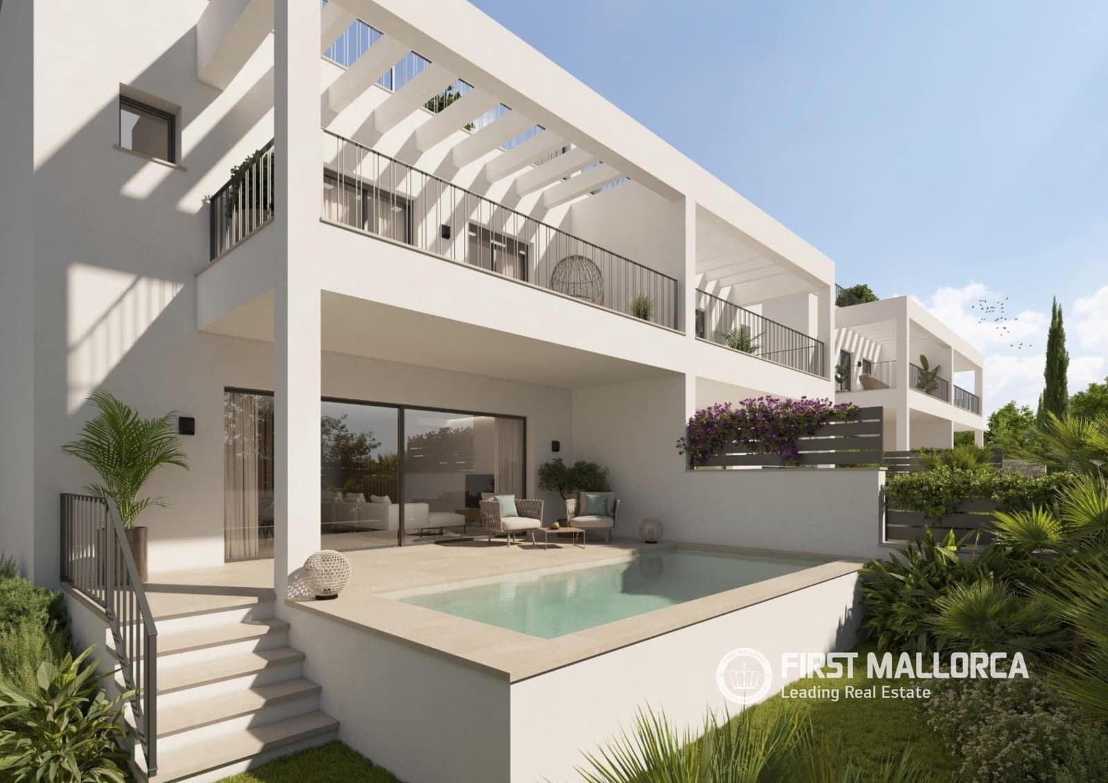 Pareado de 3 habitaciones en Marratxí en venta con piscina garaje - 880.000 € (Ref: 9772426)