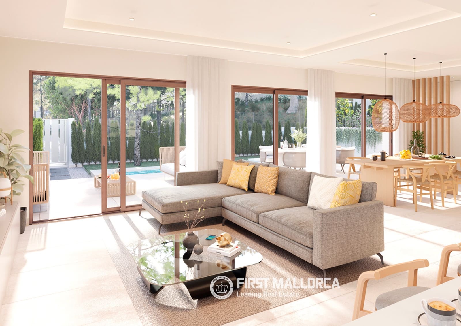 3 bedroom Semi-detached Villa for sale in Peguera / Paguera with pool garage - € 1,395,000 (Ref: 9789922)