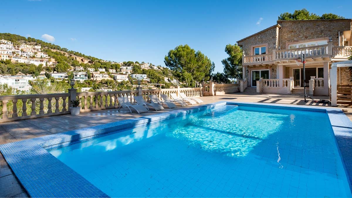 6 slaapkamer Villa te huur in Costa d'en Blanes met zwembad garage - € 8.000 (Ref: 9798351)