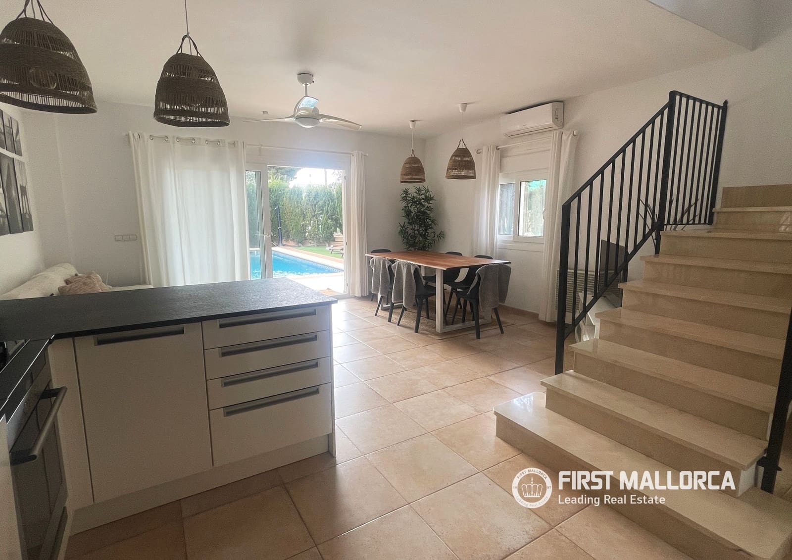 Villa/Maison Semi-Mitoyenne de 4 chambres à louer à Cala Pi avec piscine garage - 2 500 € (Ref: 9824116)