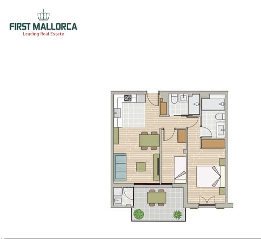 2 soverom Leilighet til salgs i Santanyí med garasje - € 440 000 (Ref: 9833066)