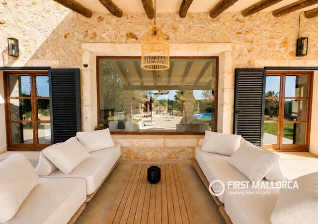 4 sovrum Finca/Hus på landet till salu i Santanyí med pool garage - 2 750 000 € (Ref: 9926355)