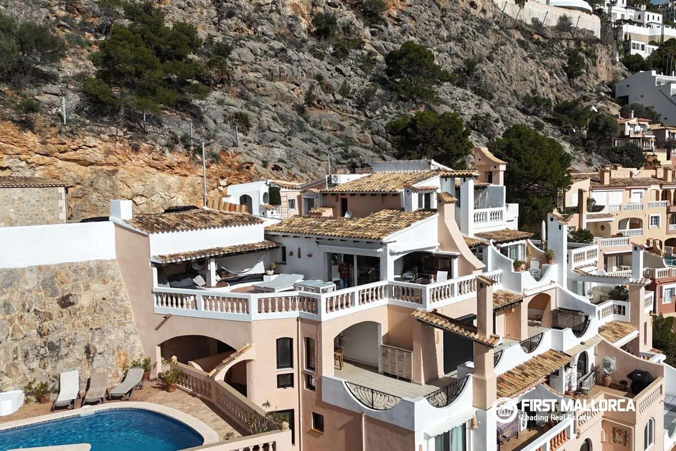 Ático de 2 habitaciones en Puerto de Andratx en venta con piscina - 2.200.000 € (Ref: 9937303)