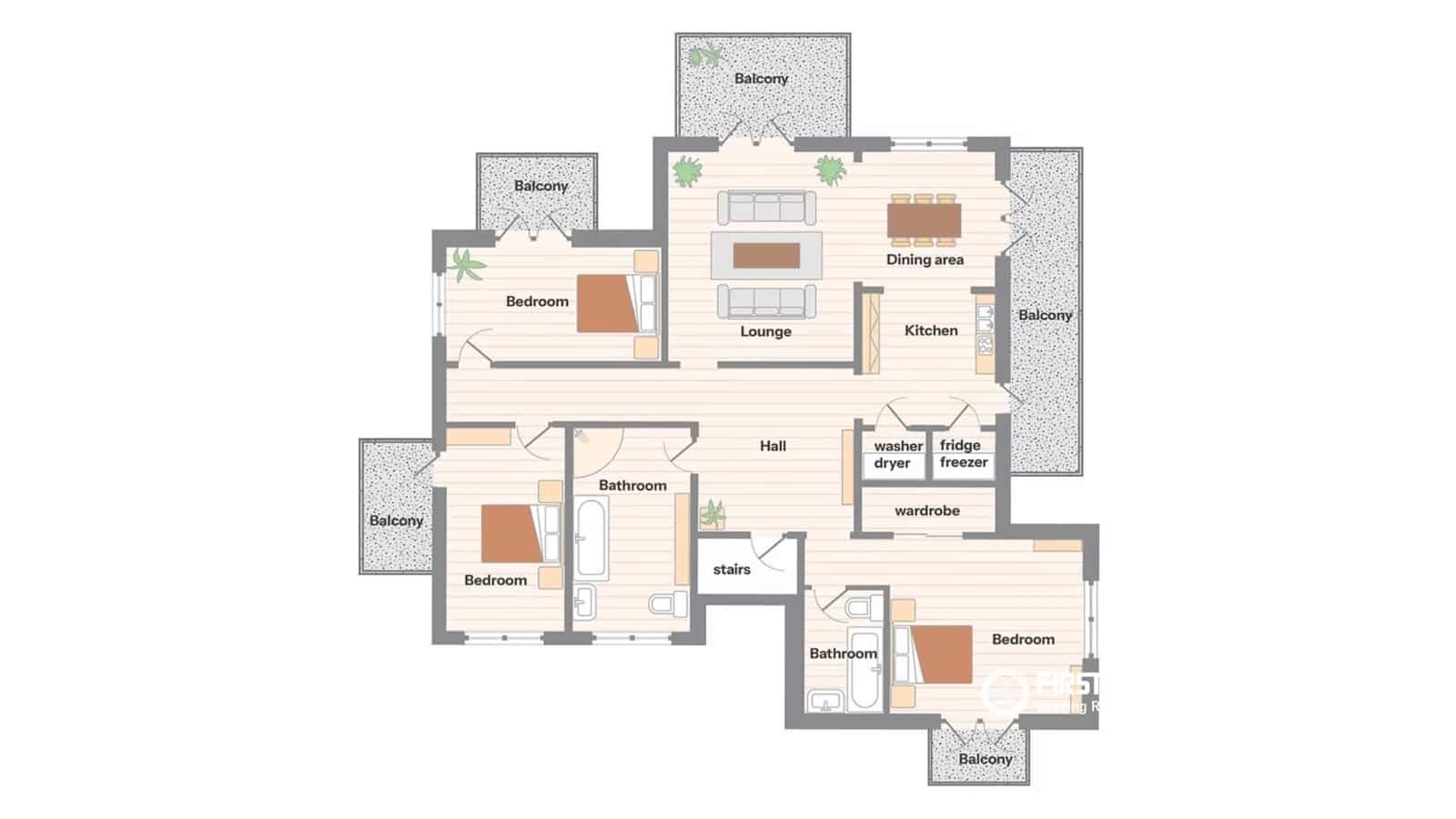 3 sypialnia Penthouse na sprzedaż w Portocolom z basenem garażem - 2 300 000 € (Ref: 9944916)