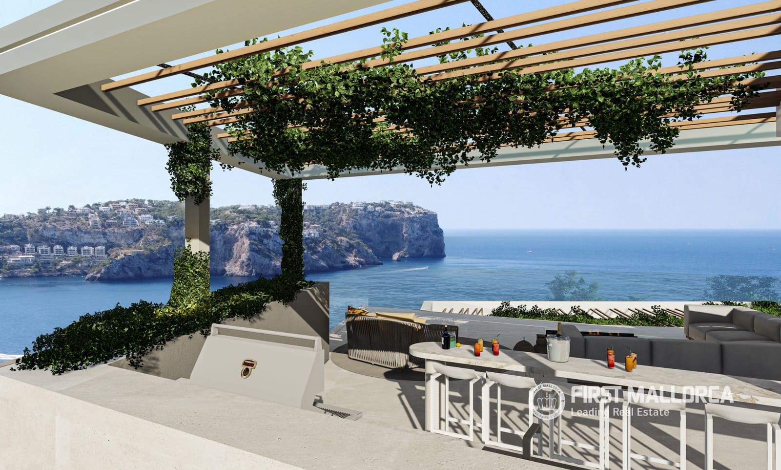 6 sypialnia Willa na sprzedaż w Puerto de Andratx z basenem garażem - 23 000 000 € (Ref: 9944917)
