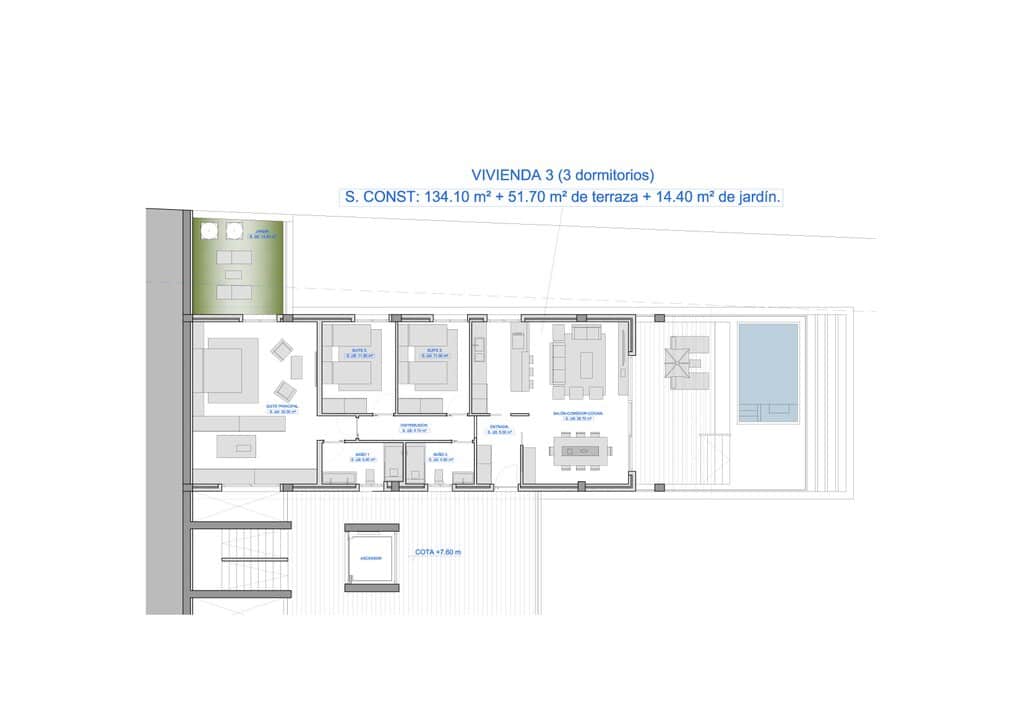 3 soveværelse Lejlighed til salg i Nerja med swimmingpool - € 630.000 (Ref: 9824640)