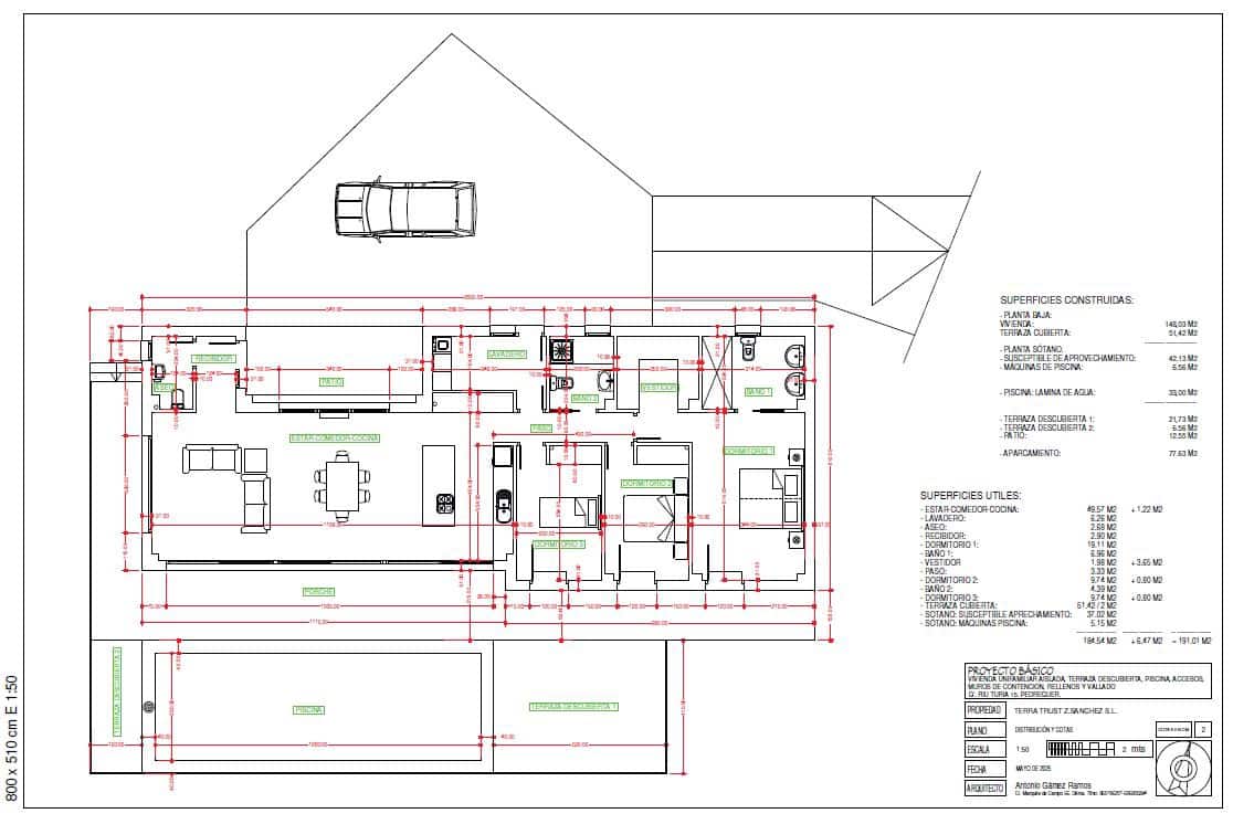 3 sovrum Villa till salu i Monte Solana med pool garage - 710 000 € (Ref: 9417508)