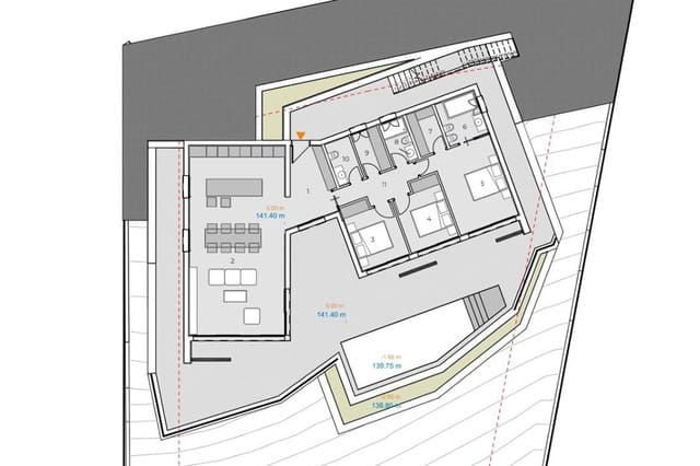 3 Zimmer Villa zu verkaufen in Monte Solana, Pedreguer mit Pool - 792.000 € (Ref: 10059652)