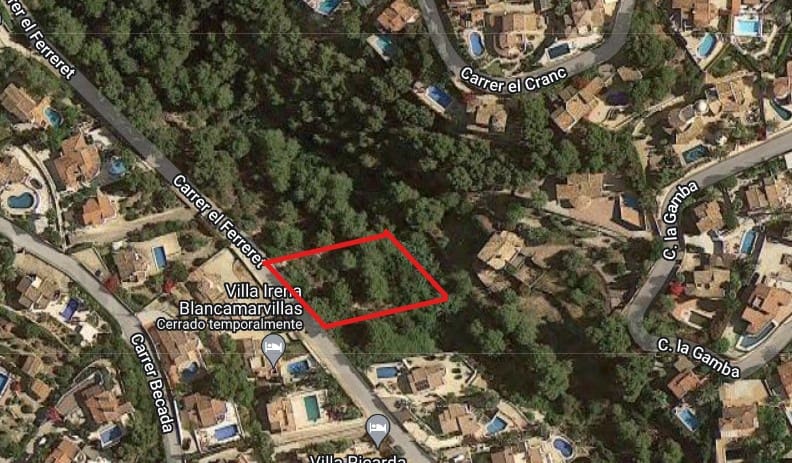 Bauplatz zu verkaufen in Benissa - 240.000 € (Ref: 10059695)