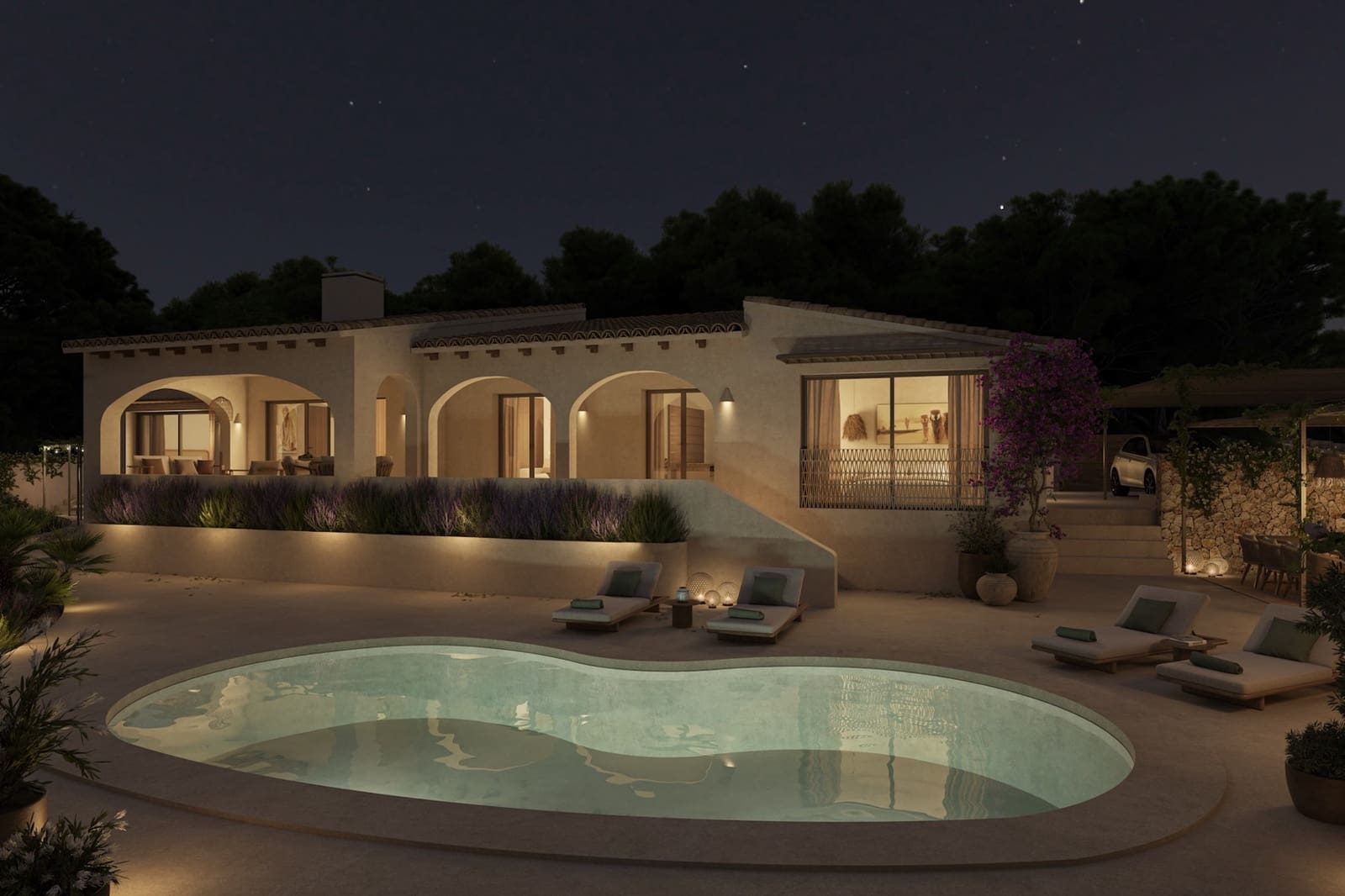 3 Zimmer Villa zu verkaufen in Benissa mit Pool Garage - 1.250.000 € (Ref: 10059734)