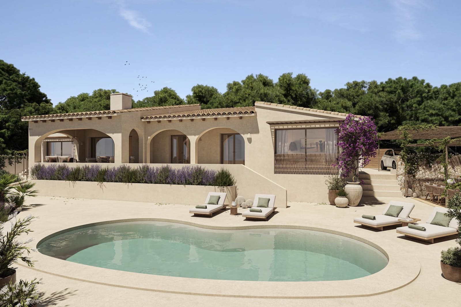 3 Zimmer Villa zu verkaufen in Benissa mit Pool Garage - 1.250.000 € (Ref: 10059734)