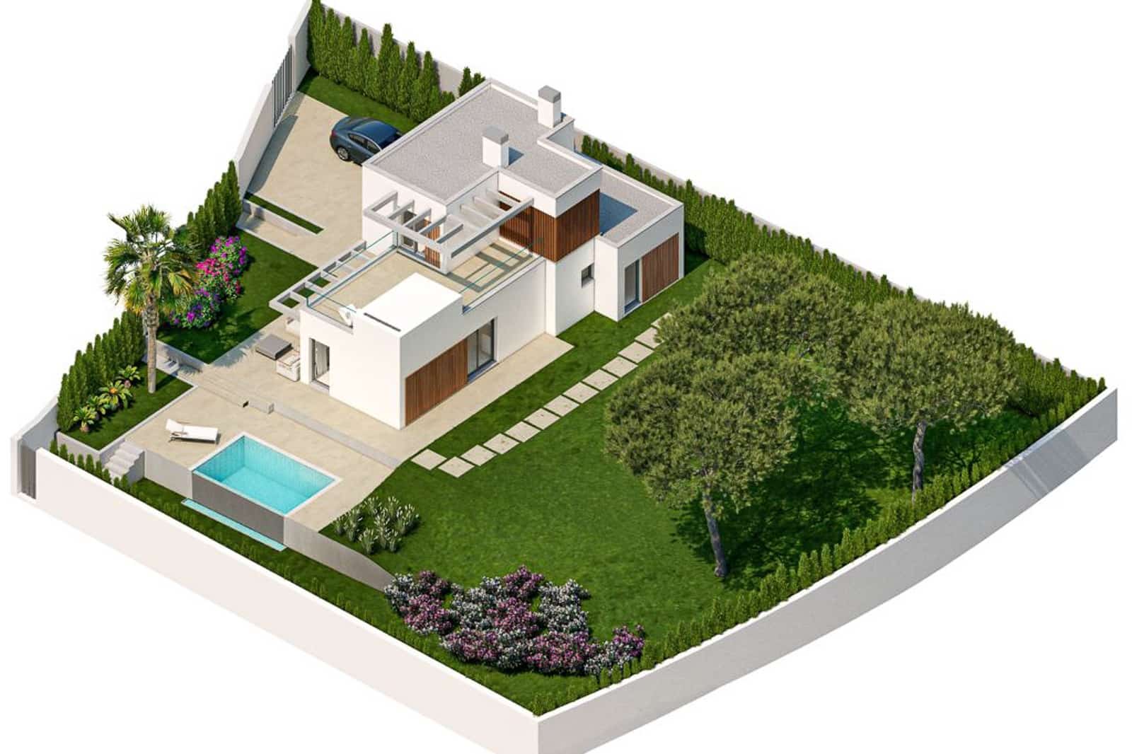 Chalet de 3 habitaciones en Finestrat en venta con piscina - 890.000 € (Ref: 10059747)
