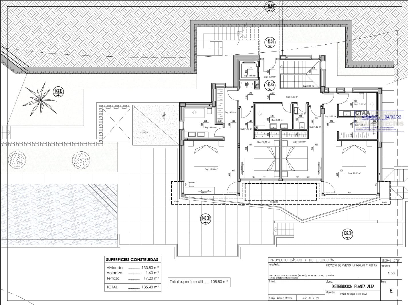 4 Zimmer Villa zu verkaufen in Benissa mit Pool - 2.450.000 € (Ref: 10059785)