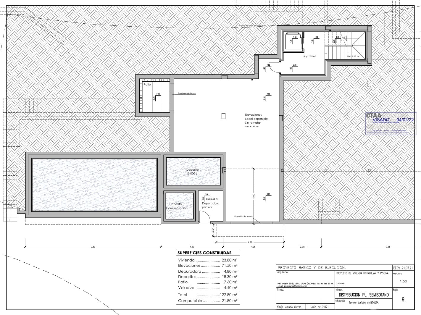 4 Zimmer Villa zu verkaufen in Benissa mit Pool - 2.450.000 € (Ref: 10059785)