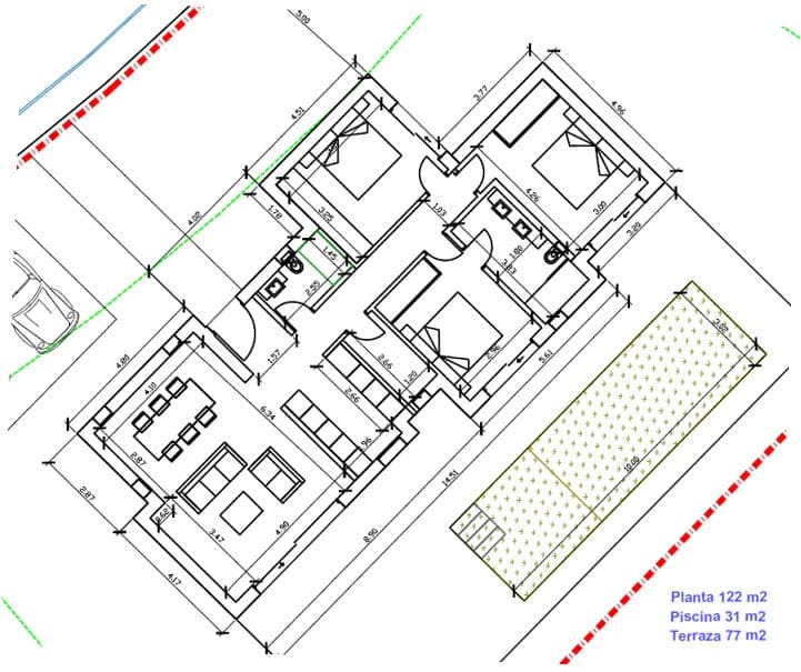 3 Zimmer Villa zu verkaufen in Monte Solana mit Pool - 625.000 € (Ref: 10059800)