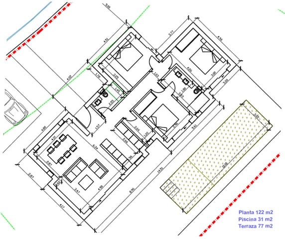 3 Zimmer Villa zu verkaufen in Monte Solana, Pedreguer mit Pool - 625.000 € (Ref: 10059800)