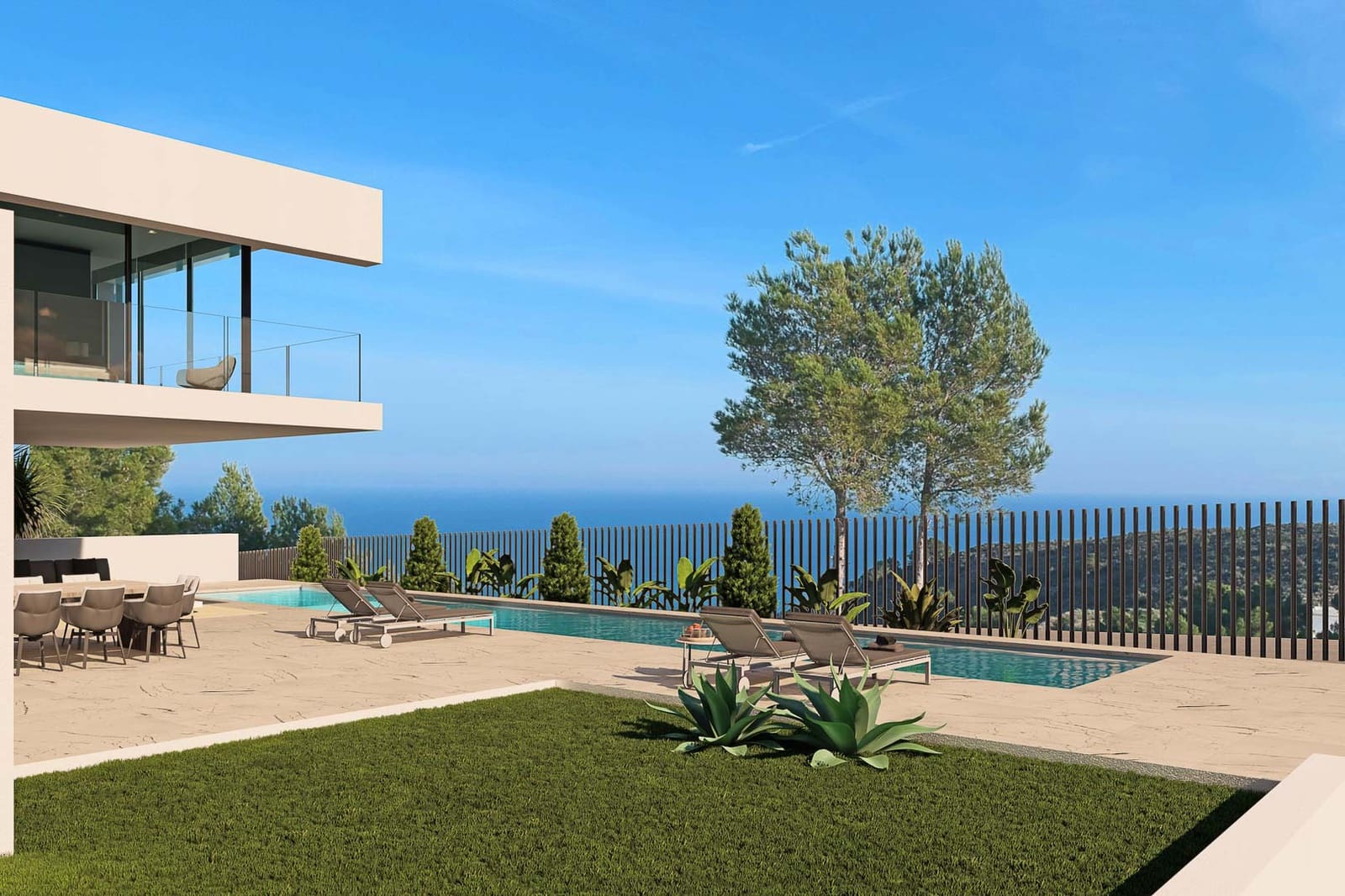 Chalet de 4 habitaciones en Moraira en venta con piscina garaje - 3.850.000 € (Ref: 10059804)