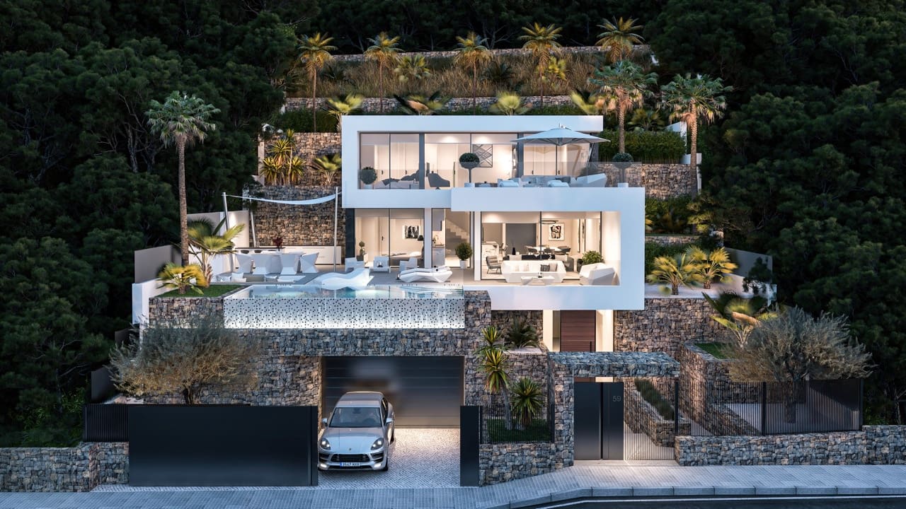 4 sovrum Villa till salu i Calpe / Calp med pool garage - 1 550 000 € (Ref: 10059816)