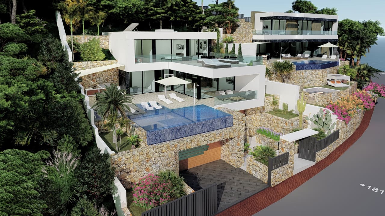 4 sovrum Villa till salu i Calpe / Calp med pool garage - 1 550 000 € (Ref: 10059816)
