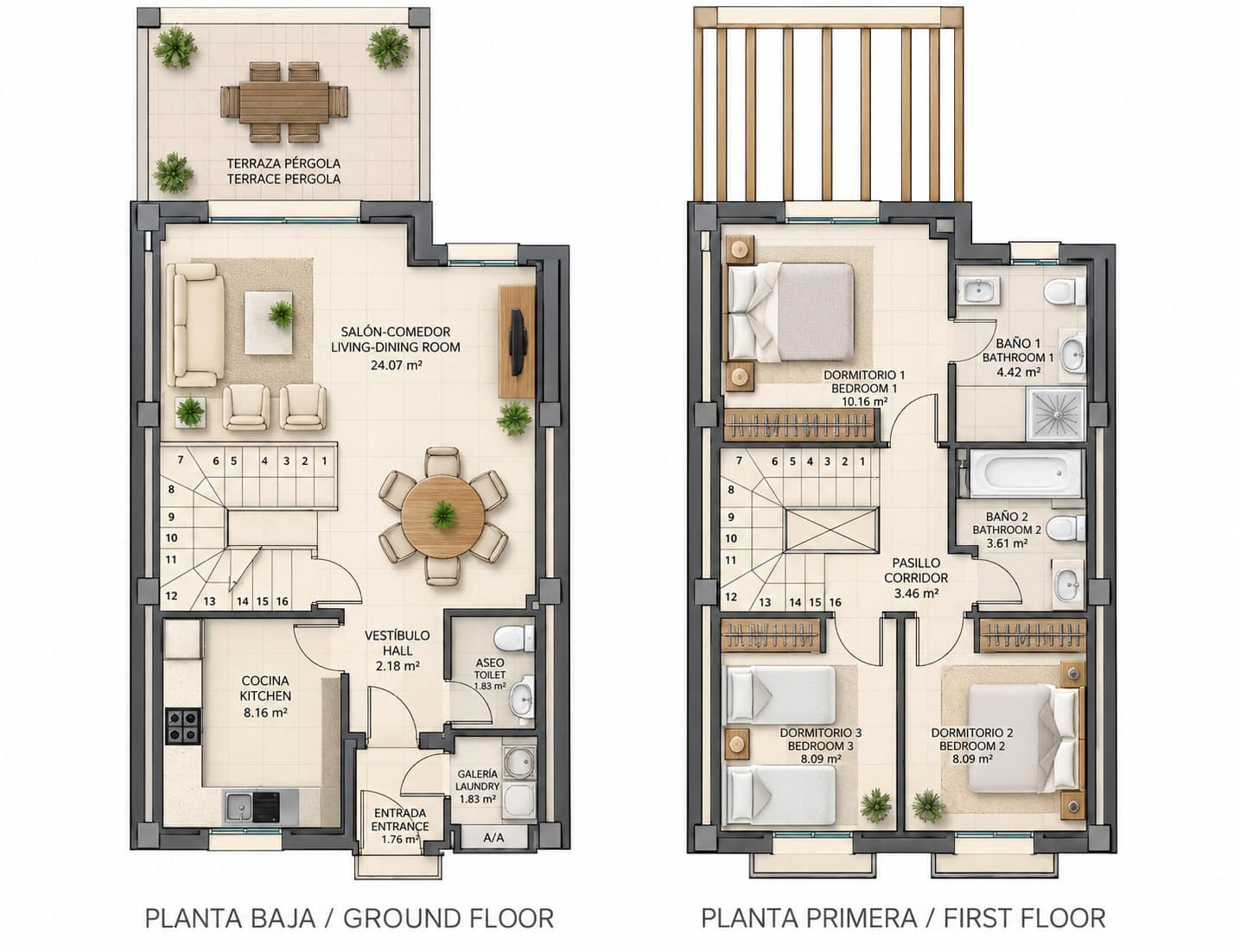 3 camera da letto Villa in vendita in Calpe / Calp con piscina garage - 320.000 € (Rif: 10183633)