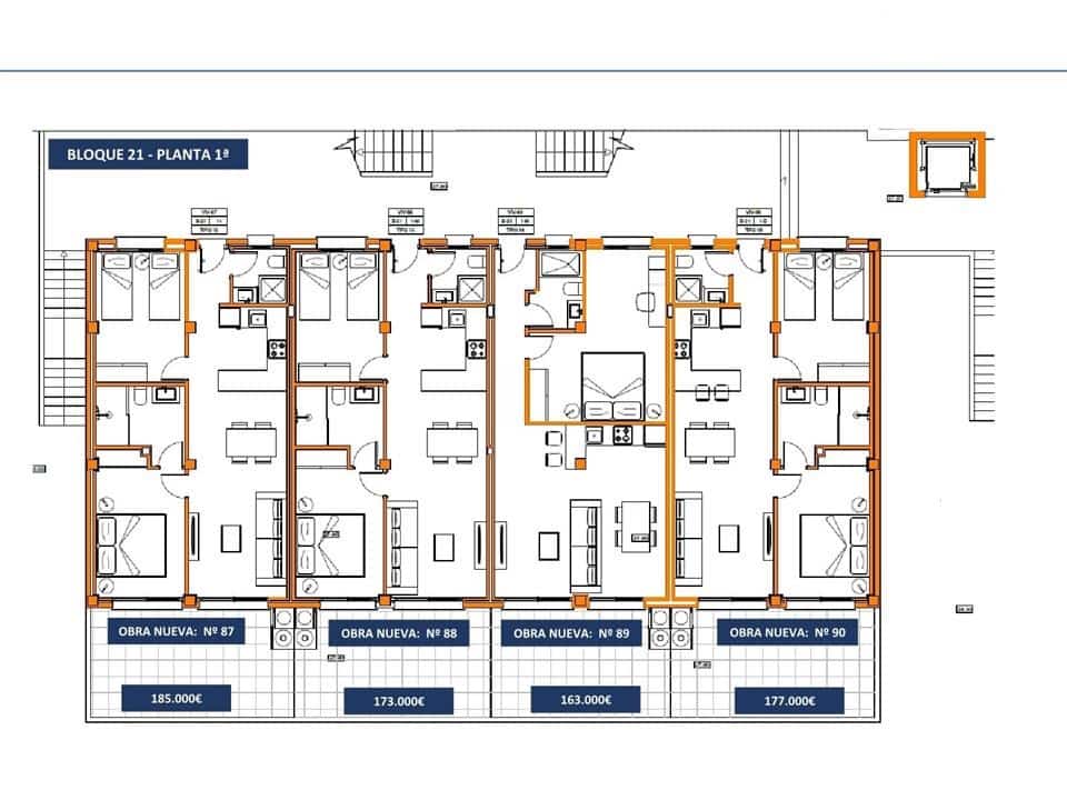 2 slaapkamer Appartement te koop in Gandia met zwembad garage - € 245.000 (Ref: 6750748)