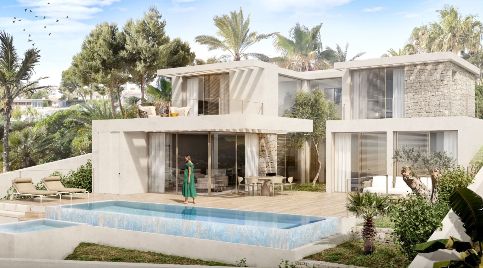 Chalet de 4 habitaciones en Cumbre del Sol en venta con piscina garaje - 2.440.000 € (Ref: 8331021)