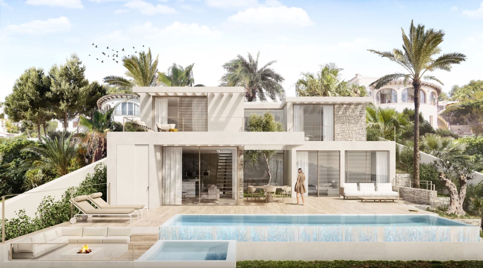 Chalet de 4 habitaciones en Cumbre del Sol en venta con piscina garaje - 2.440.000 € (Ref: 8331021)