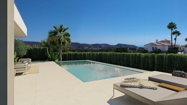 4 sypialnia Willa na sprzedaż w Moraira, Teulada-Moraira z basenem garażem - 1 750 000 € (Ref: 8568811)