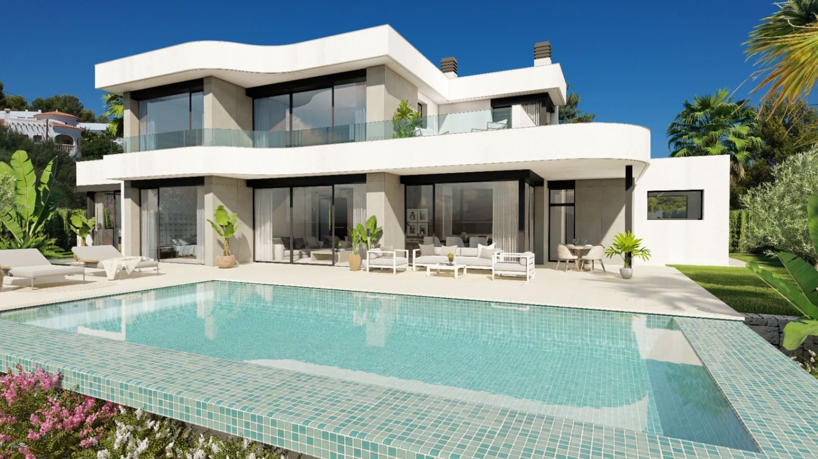4 sypialnia Willa na sprzedaż w Moraira z basenem garażem - 1 750 000 € (Ref: 8568811)