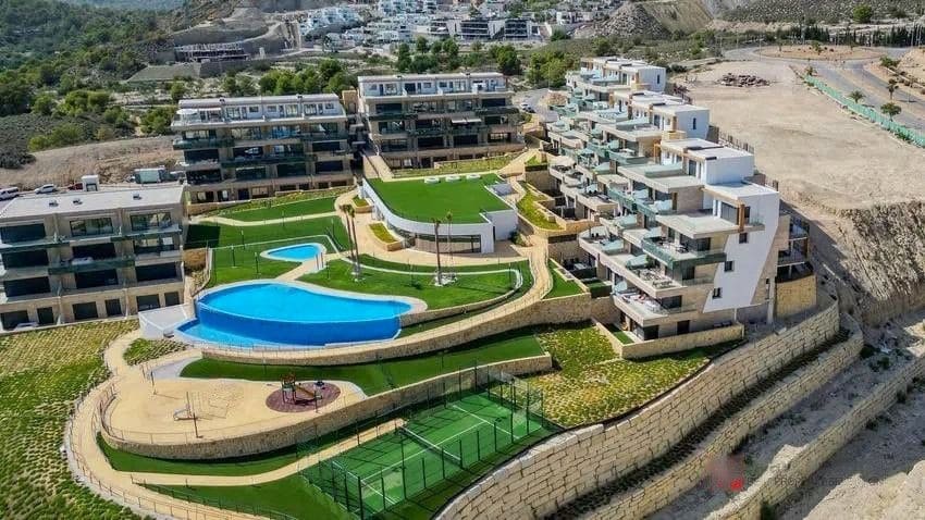 2 soveværelse Lejlighed til leje i Finestrat med swimmingpool garage - € 1.750 (Ref: 9061077)