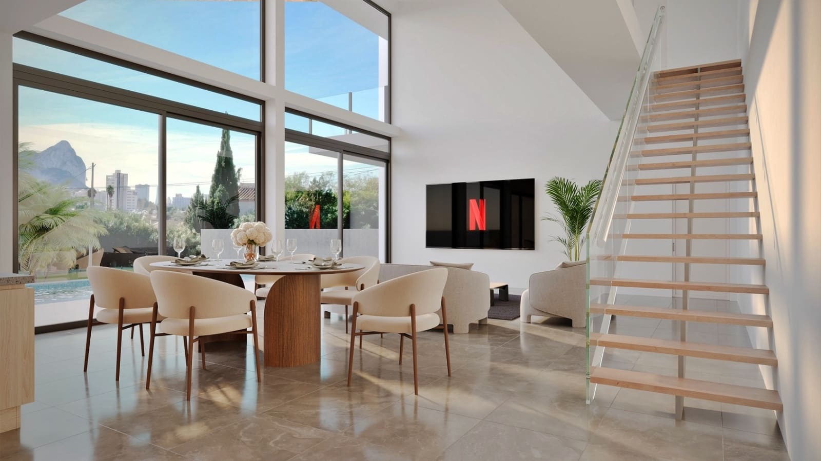 3 Zimmer Villa zu verkaufen in Calpe / Calp mit Pool Garage - 1.099.000 € (Ref: 9142146)