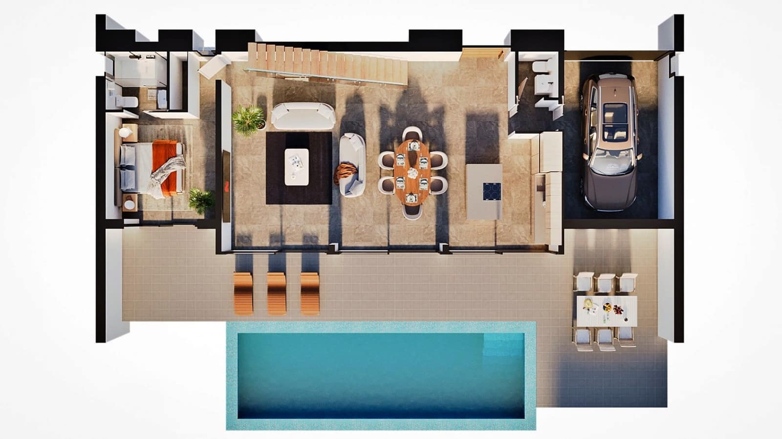 3 Zimmer Villa zu verkaufen in Calpe / Calp mit Pool Garage - 1.099.000 € (Ref: 9142146)