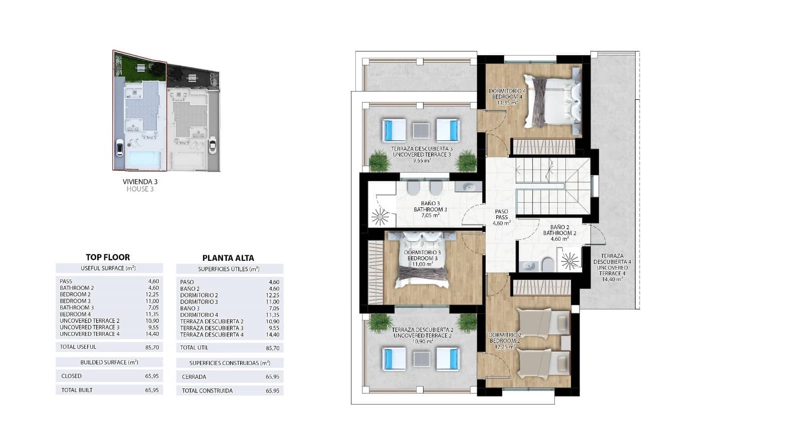 4 camera da letto Villa in vendita in Alfaz del Pi / L'Alfas del Pi con piscina garage - 745.000 € (Rif: 9328417)