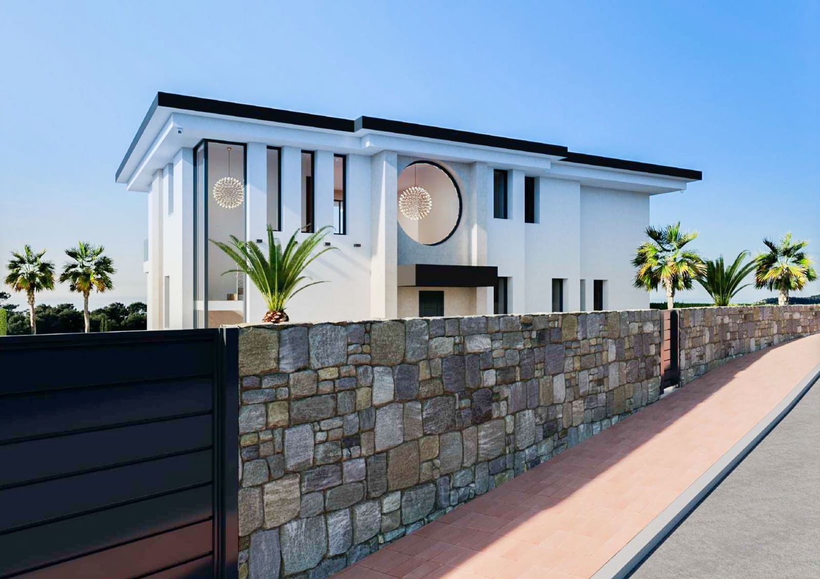 4 makuuhuone Huvila myytävänä paikassa Finestrat mukana uima-altaan 
autotalli - 2 200 000 € (Ref: 9328445)