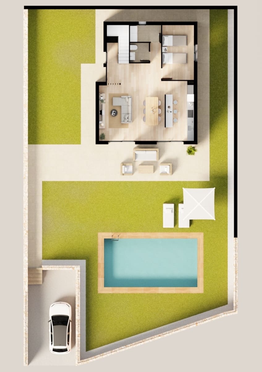 4 bedroom Villa for sale in Finestrat with pool - € 599,000 (Ref: 9328461)