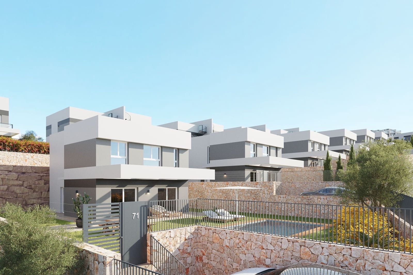 4 bedroom Villa for sale in Finestrat with pool - € 599,000 (Ref: 9328461)