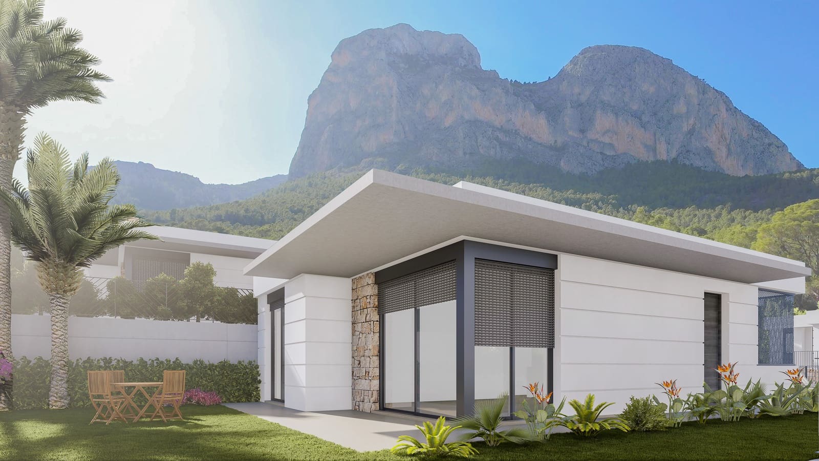 3 Zimmer Villa zu verkaufen in Polop mit Pool Garage - 495.000 € (Ref: 9328497)