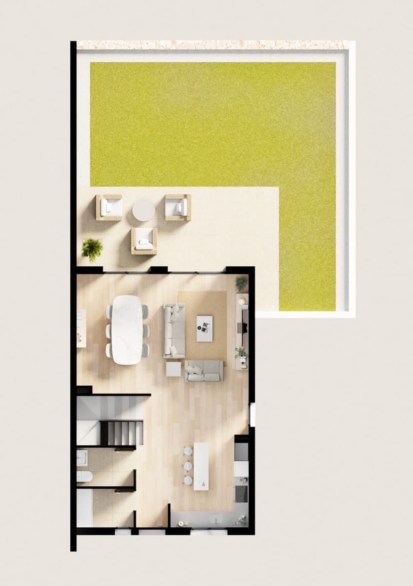 4 chambre Maison de Ville à vendre à Finestrat avec piscine garage - 390 000 € (Ref: 9328521)