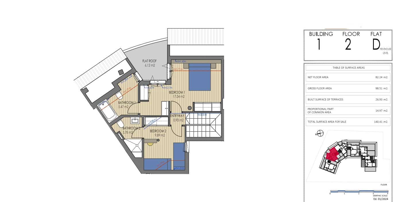 2 Zimmer Apartment zu verkaufen in Javea / Xabia mit Pool - 515.000 € (Ref: 9349970)