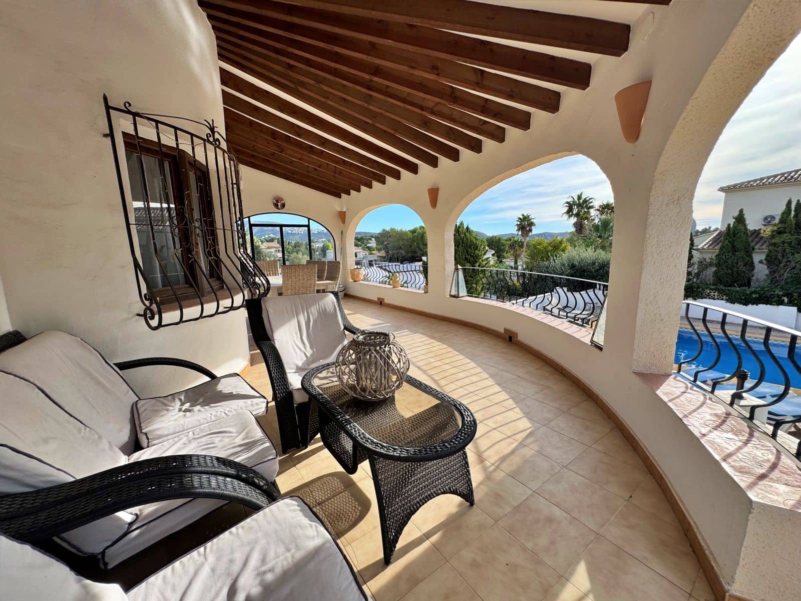 3 sypialnia Willa do wynajęcia w Moraira z basenem garażem - 1 300 € (Ref: 9369071)