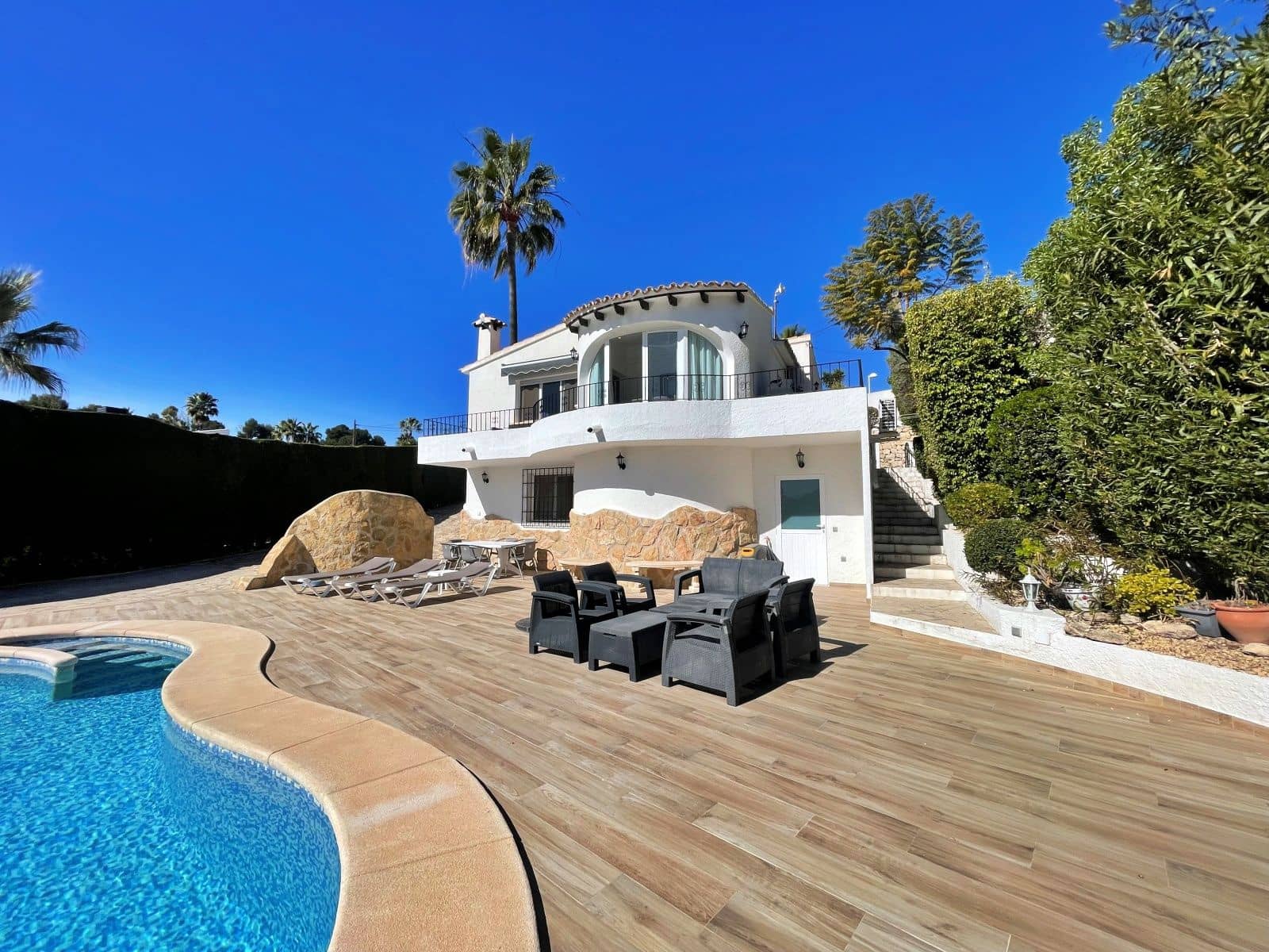 2 sypialnia Willa na sprzedaż w Moraira z basenem garażem - 575 000 € (Ref: 9469969)