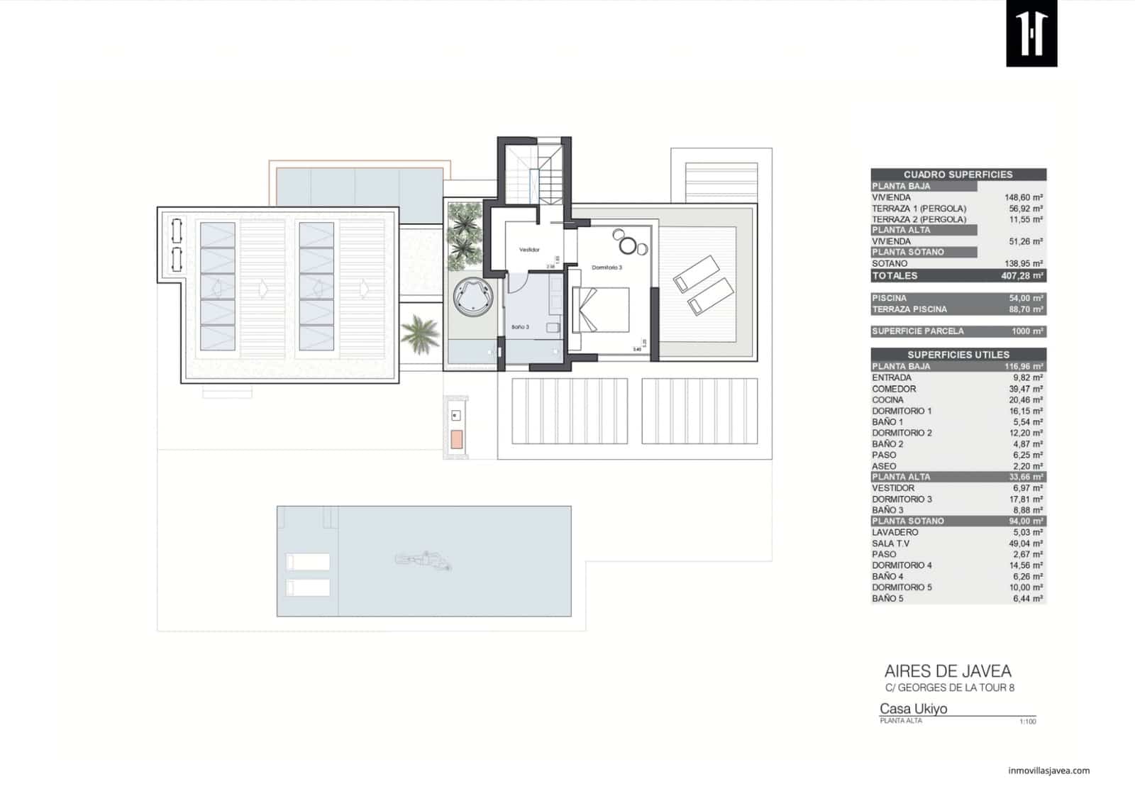 5 chambre Villa/Maison à vendre à Javea / Xabia avec piscine - 2 399 000 € (Ref: 9537441)