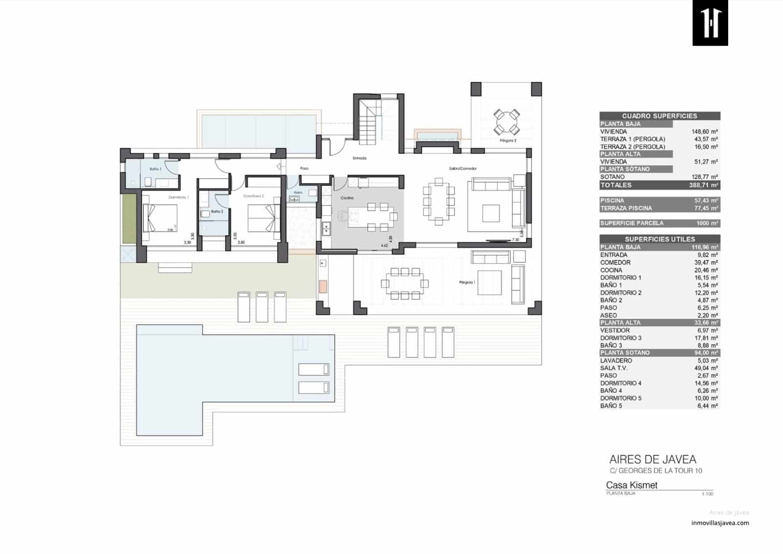 5 soveværelse Villa til salg i Javea / Xabia med swimmingpool - € 2.175.000 (Ref: 9537442)