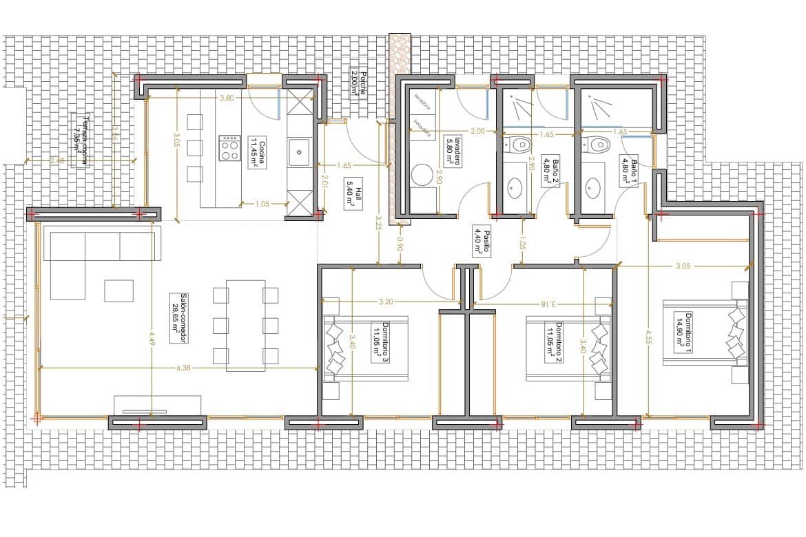 3 soveværelse Villa til salg i Els Poblets med swimmingpool - € 585.000 (Ref: 9537475)