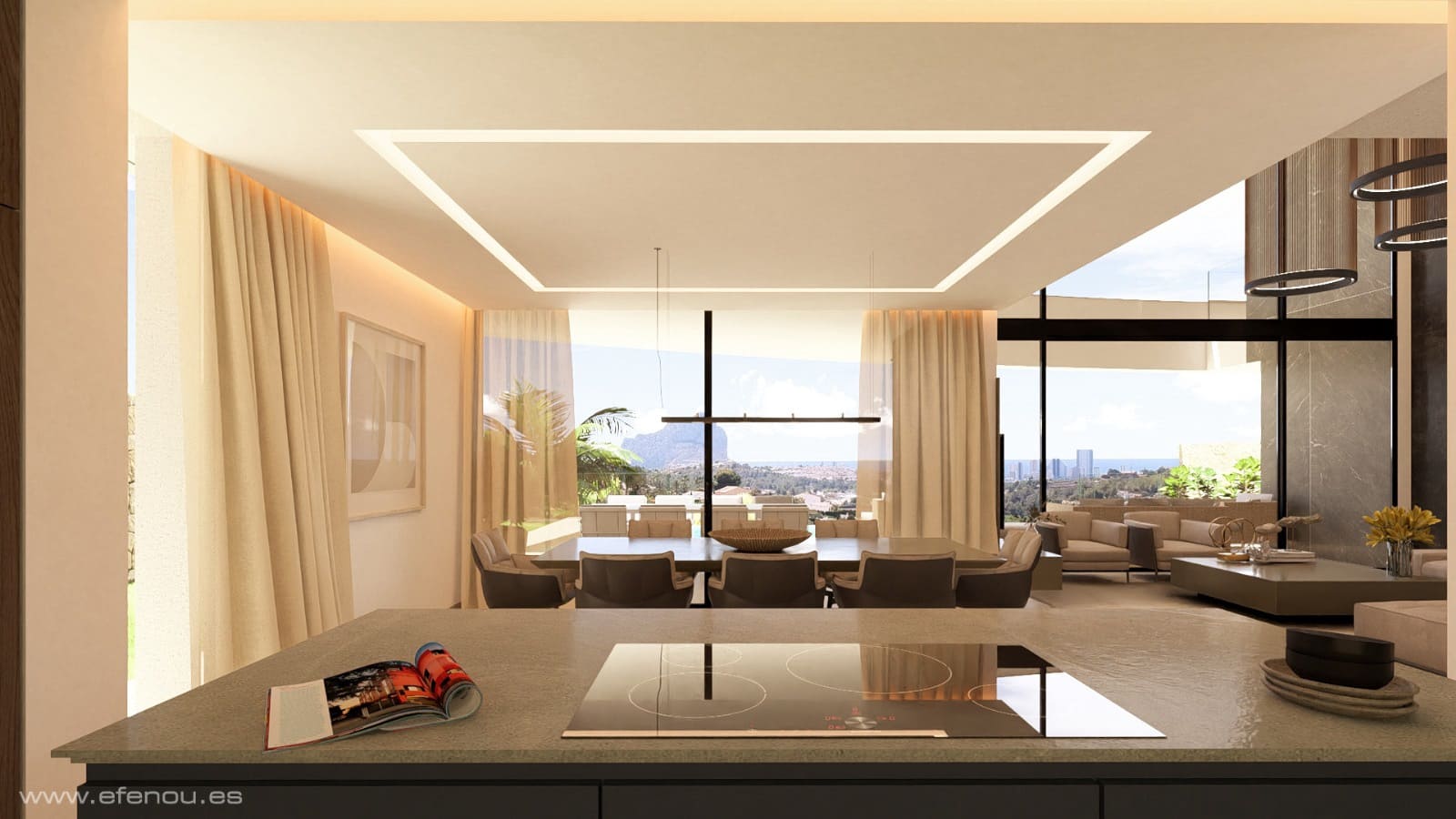 Chalet de 4 habitaciones en Calpe / Calp en venta con garaje - 2.200.000 € (Ref: 9538707)