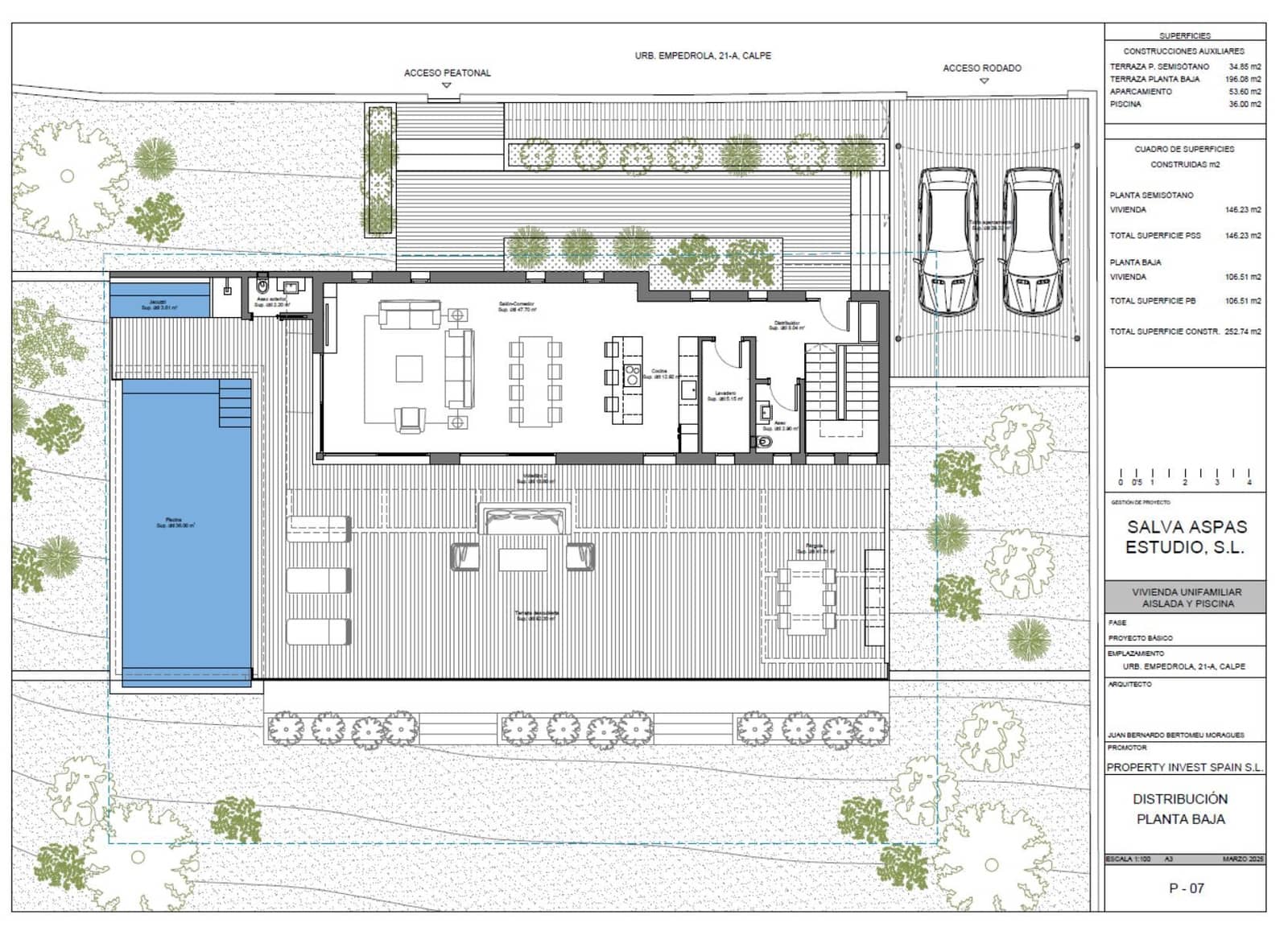 Chalet de 3 habitaciones en Calpe / Calp en venta - 1.345.000 € (Ref: 9538729)