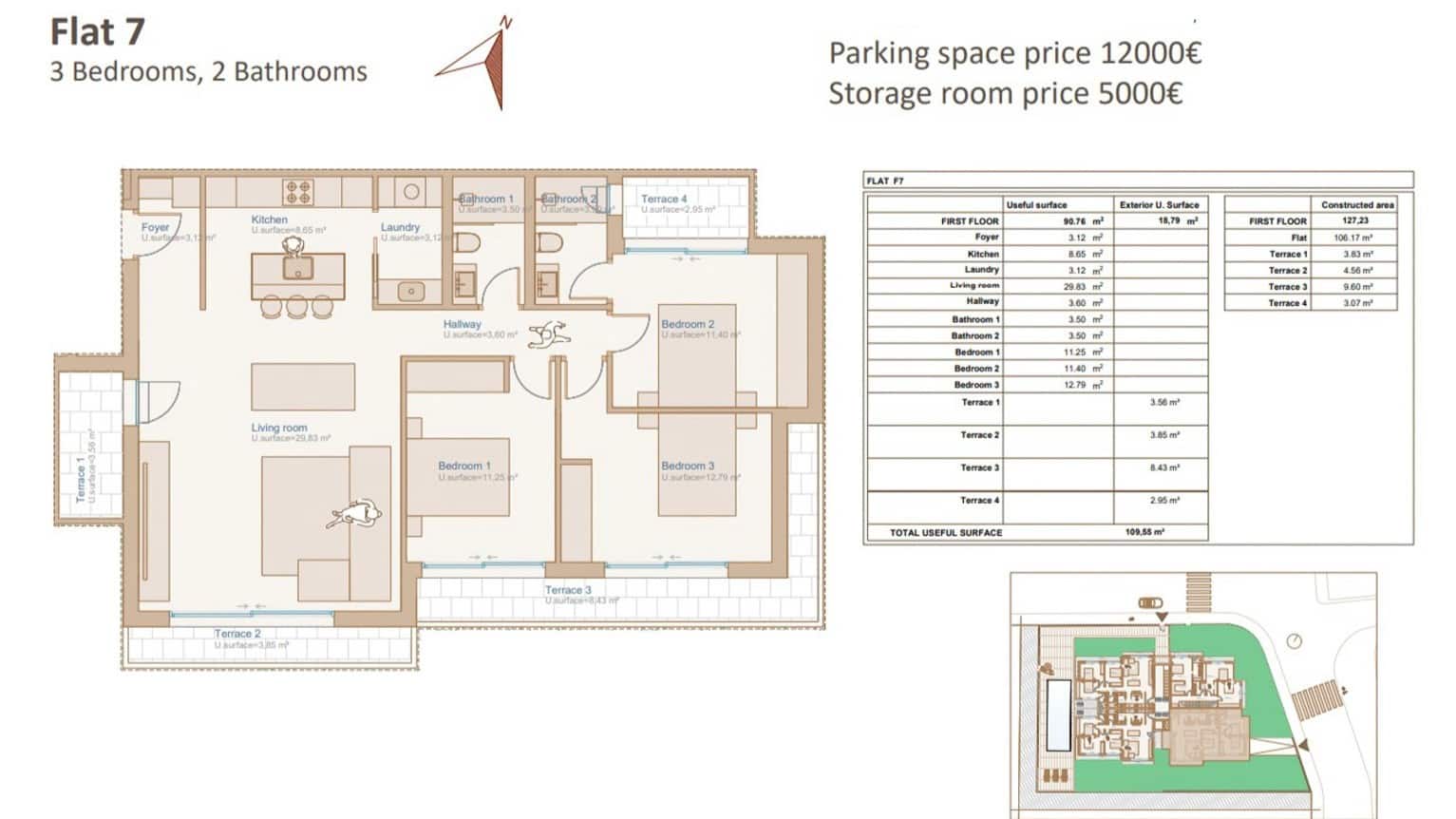 3 chambre Appartement à vendre à Javea / Xabia avec piscine - 428 000 € (Ref: 9694366)