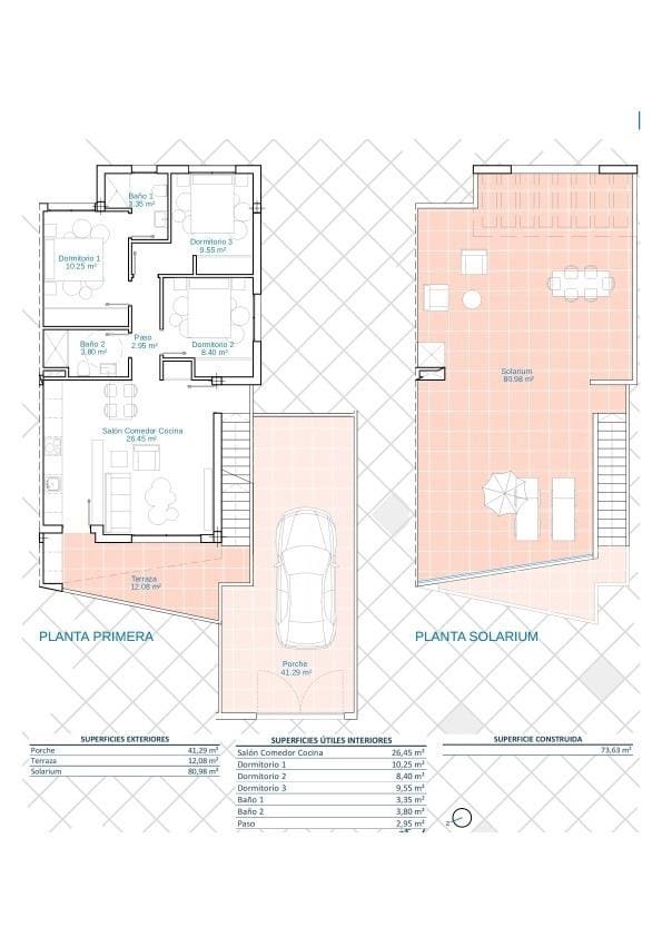 3 soveværelse Bungalow til salg i Pilar de la Horadada - € 284.900 (Ref: 9757942)