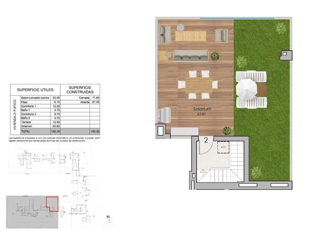 2 soverom Penthouse til salgs i Santa Pola - € 298 000 (Ref: 9757946)