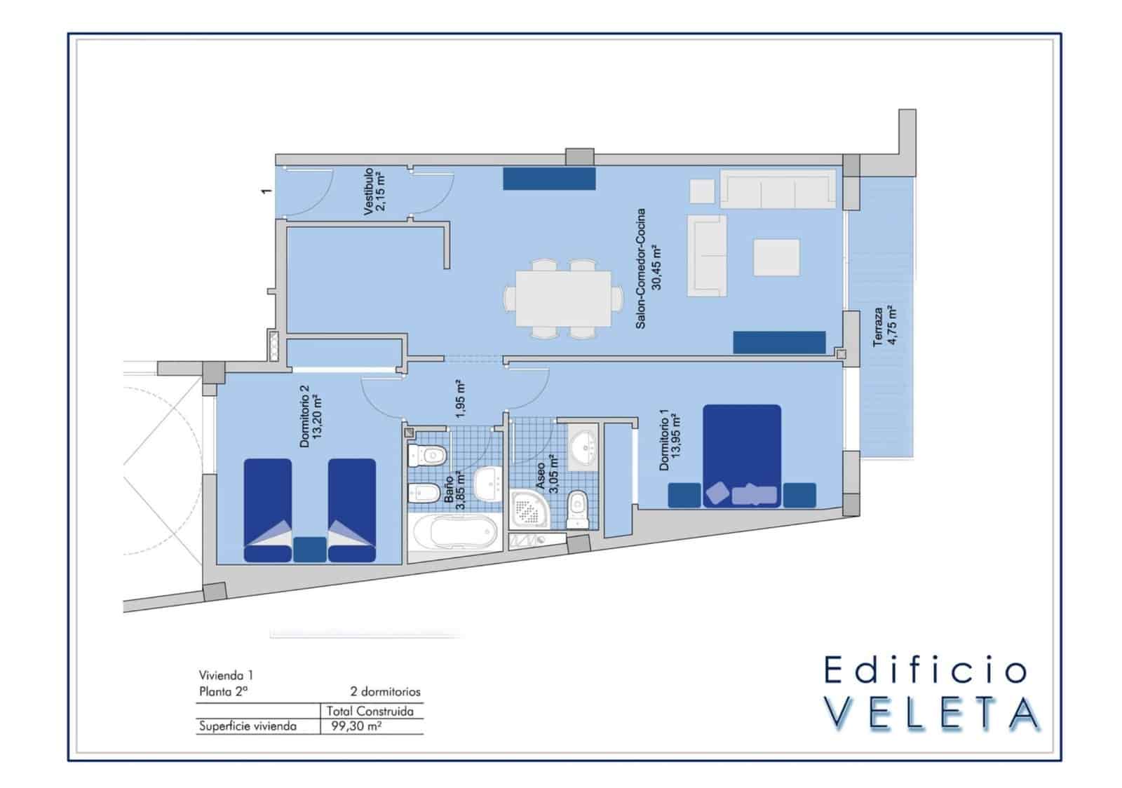 2 chambre Appartement à vendre à San Miguel de Salinas - 165 000 € (Ref: 9757957)